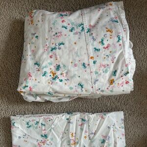 Twin unicorn sheets